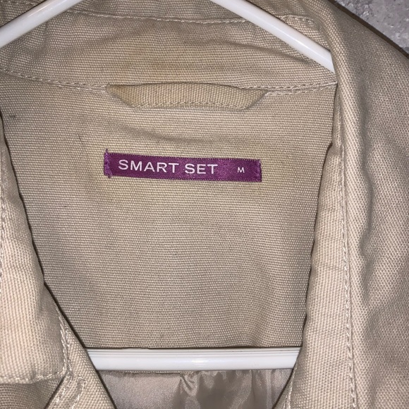 Smart Set short tie coat - Picture 3 of 5